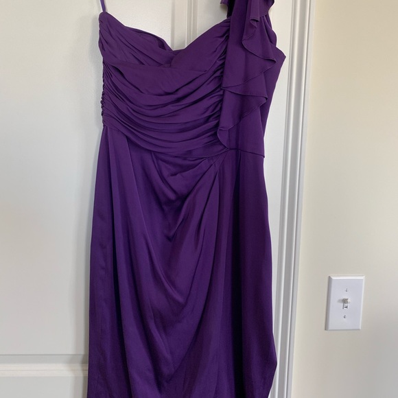 Laila Azhar Silk One Shoulder Dress - Picture 4 of 5